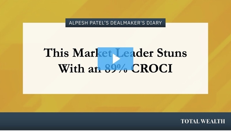 Video - This Market Leader Stuns With an 89% CROCI